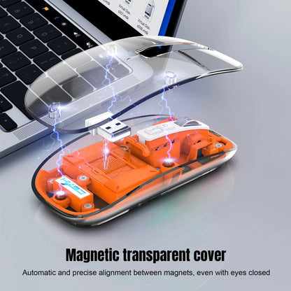 3 Modes Wireless Transparent 2.4G Mouse