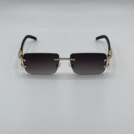 cartier Fashion Tiger Rimless Square Sunglasses