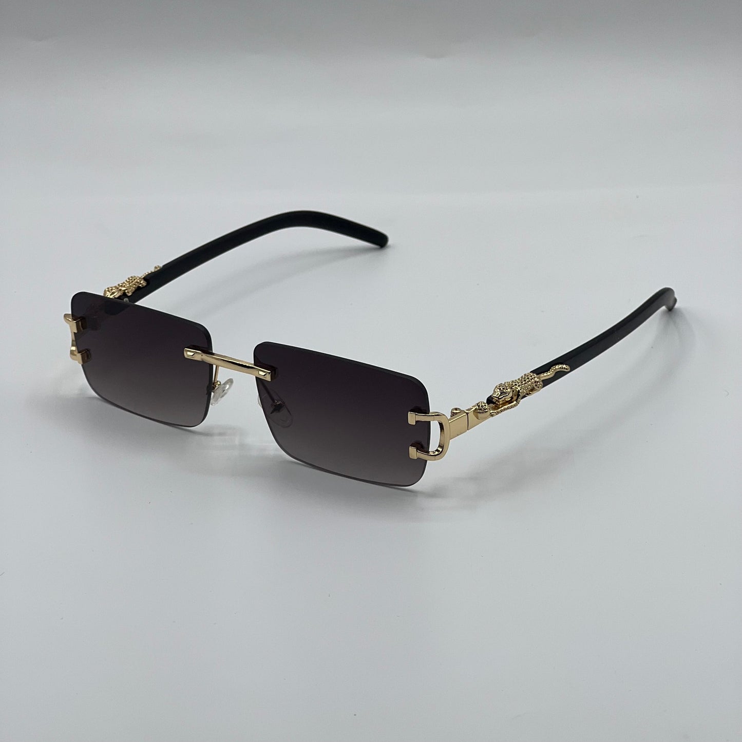 cartier Fashion Tiger Rimless Square Sunglasses