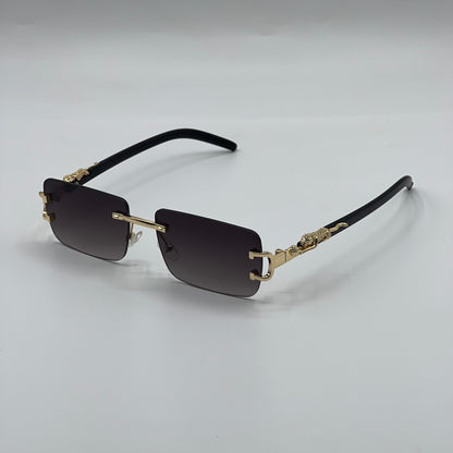 cartier Fashion Tiger Rimless Square Sunglasses