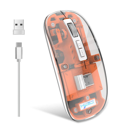 3 Modes Wireless Transparent 2.4G Mouse